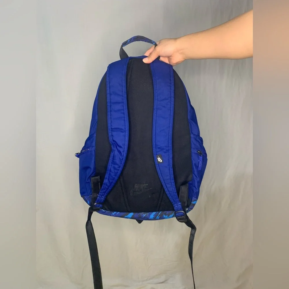 Nike Royal Blue Backpack with Black & Blue Camo Accent